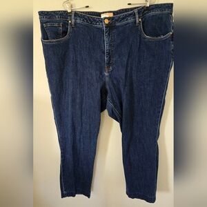 Kut From The Kloth Dark Wash Straight Leg Jeans Size 24W